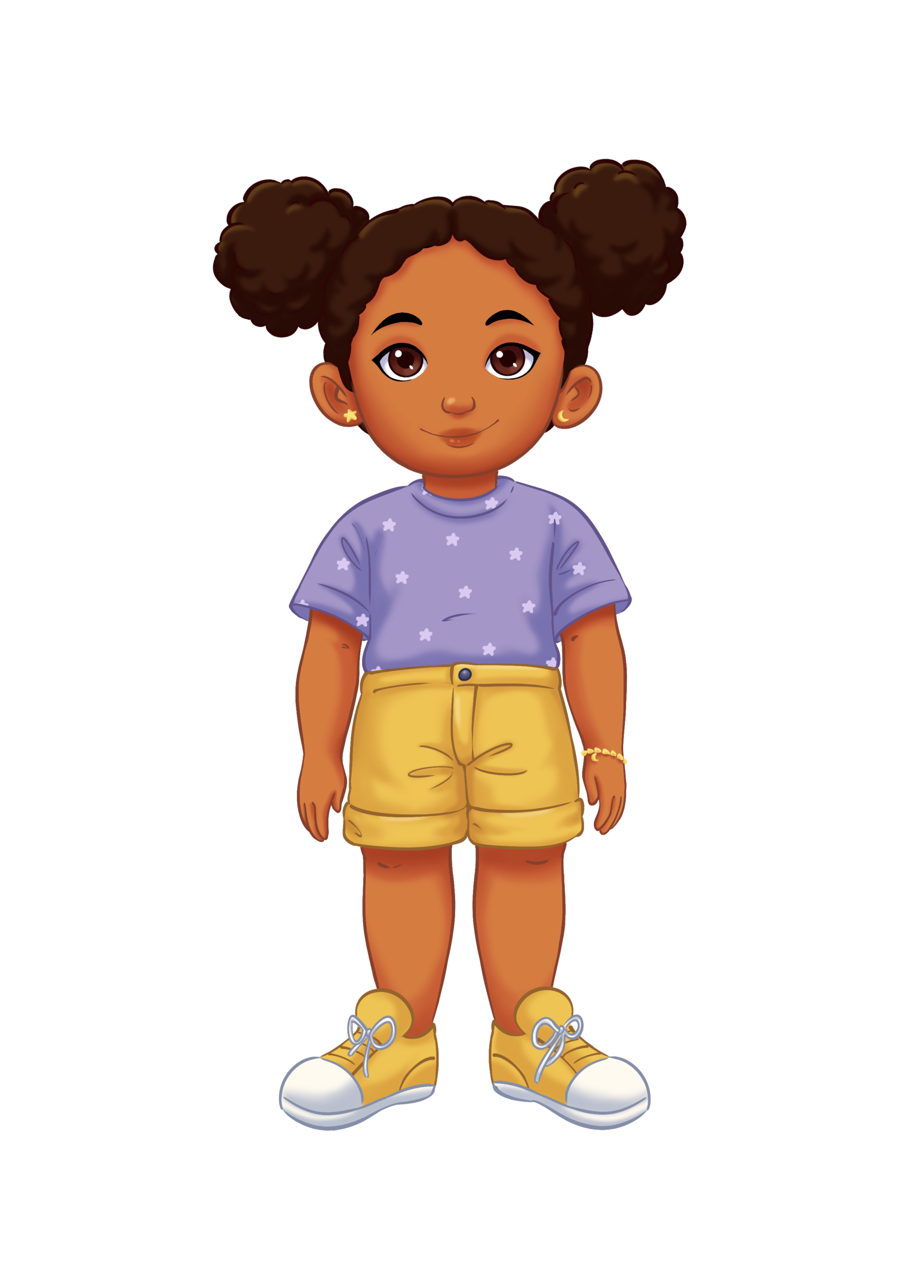 Bloom standing straight